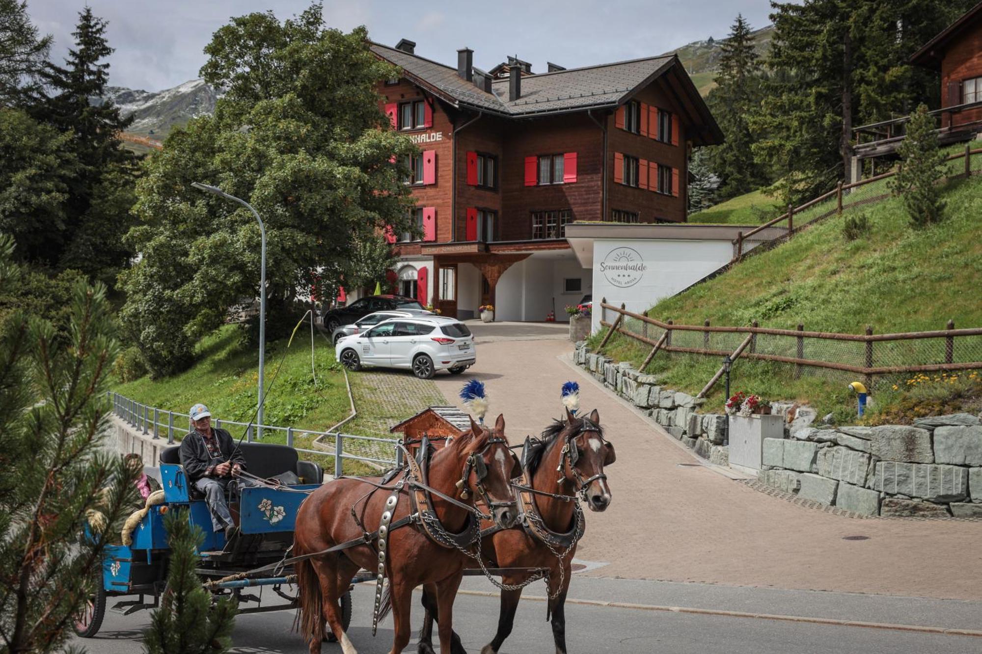 Hotel Sonnenhalde, Arosa Exterior foto